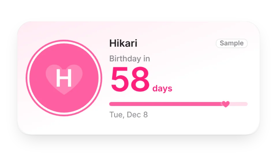 Bias Birthday Countdown