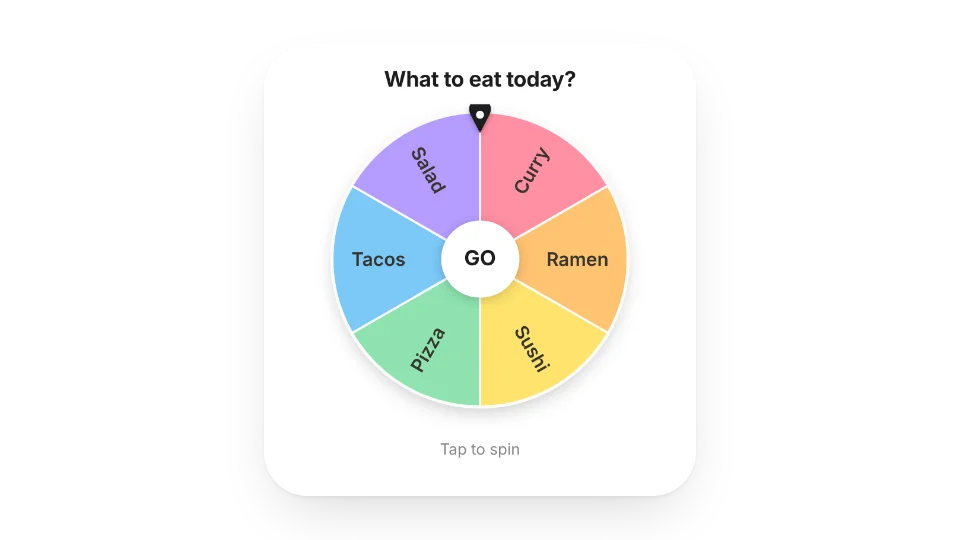 Decision Wheel