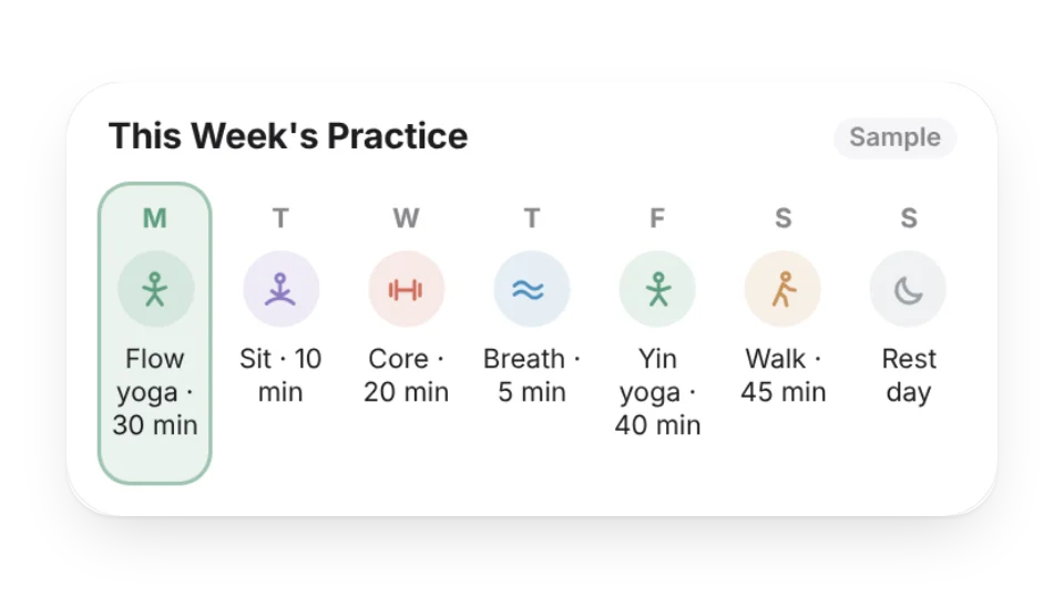 Weekly Practice Plan