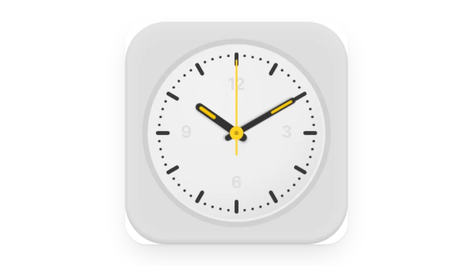 Flat Clock