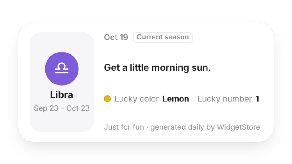 Widget thumbnail