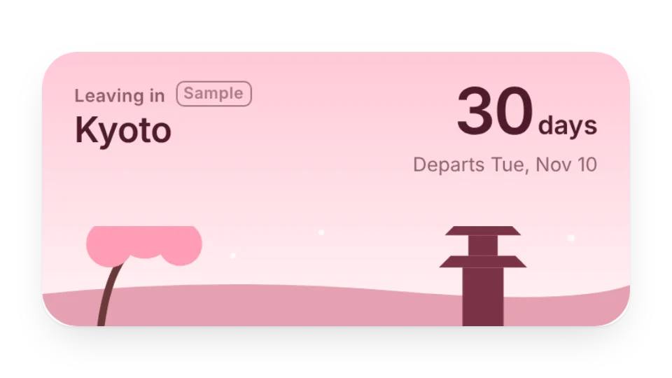 Trip Countdown