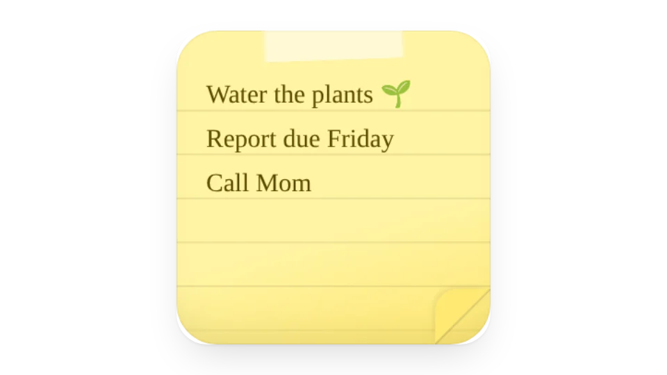 Sticky Note