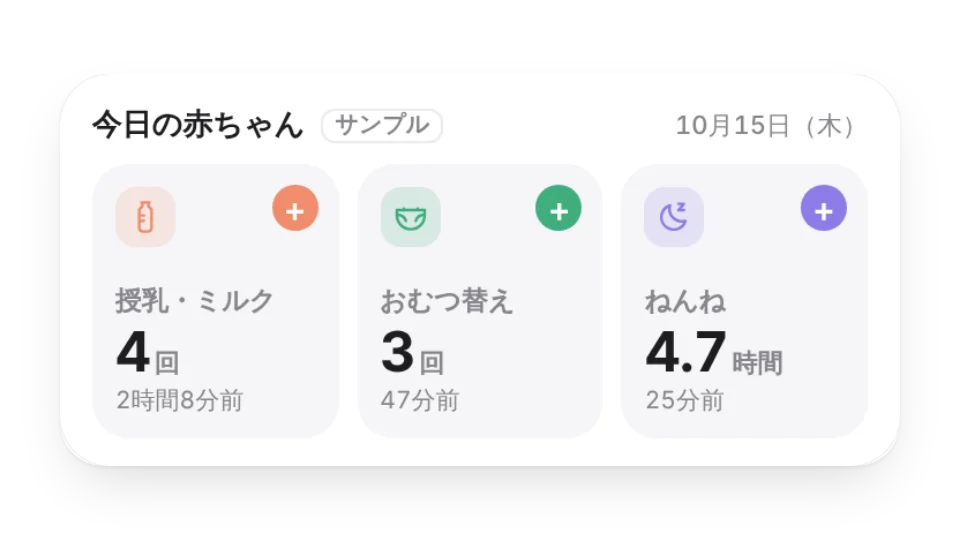 ウィジェットのサムネイル