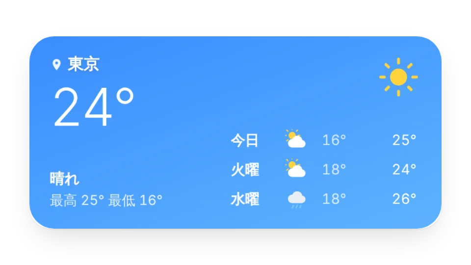 天気予報