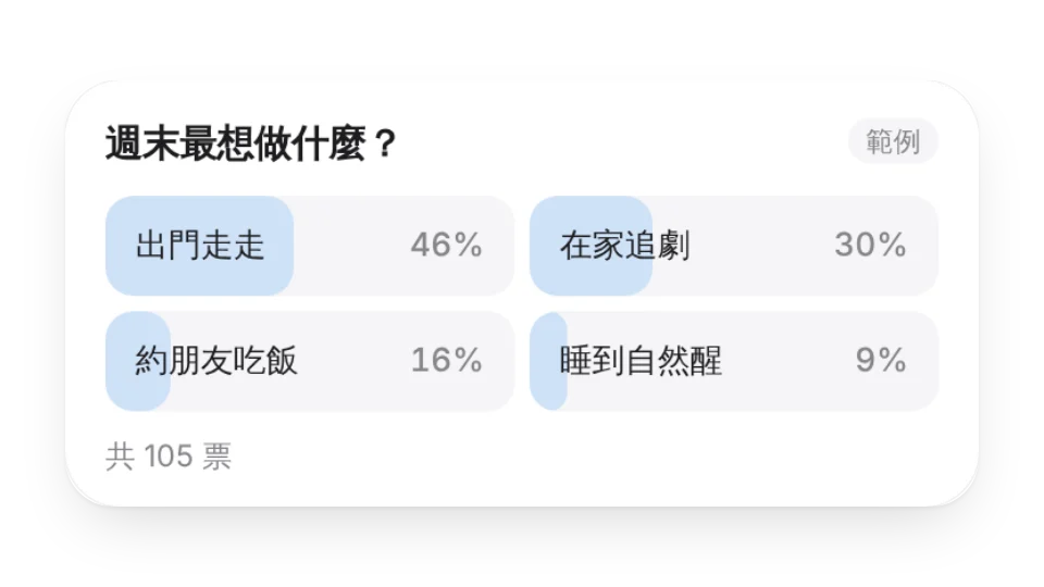 投票