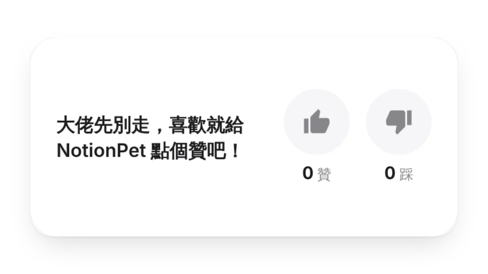 頁面訪客按讚